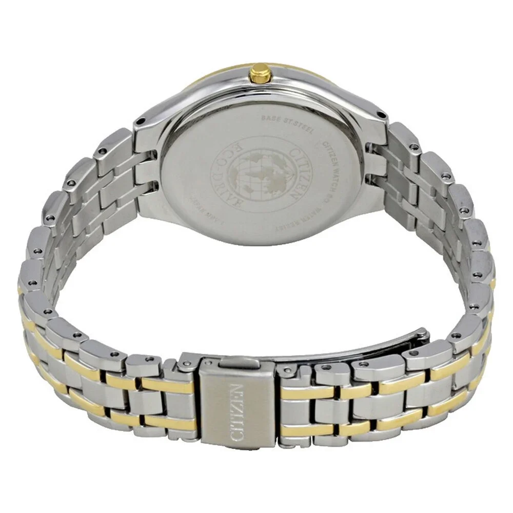 CITIZEN CORSO EW2494-54A WHITE DIAL TWO TONE BRACELET 32MM WOMENS WATCH